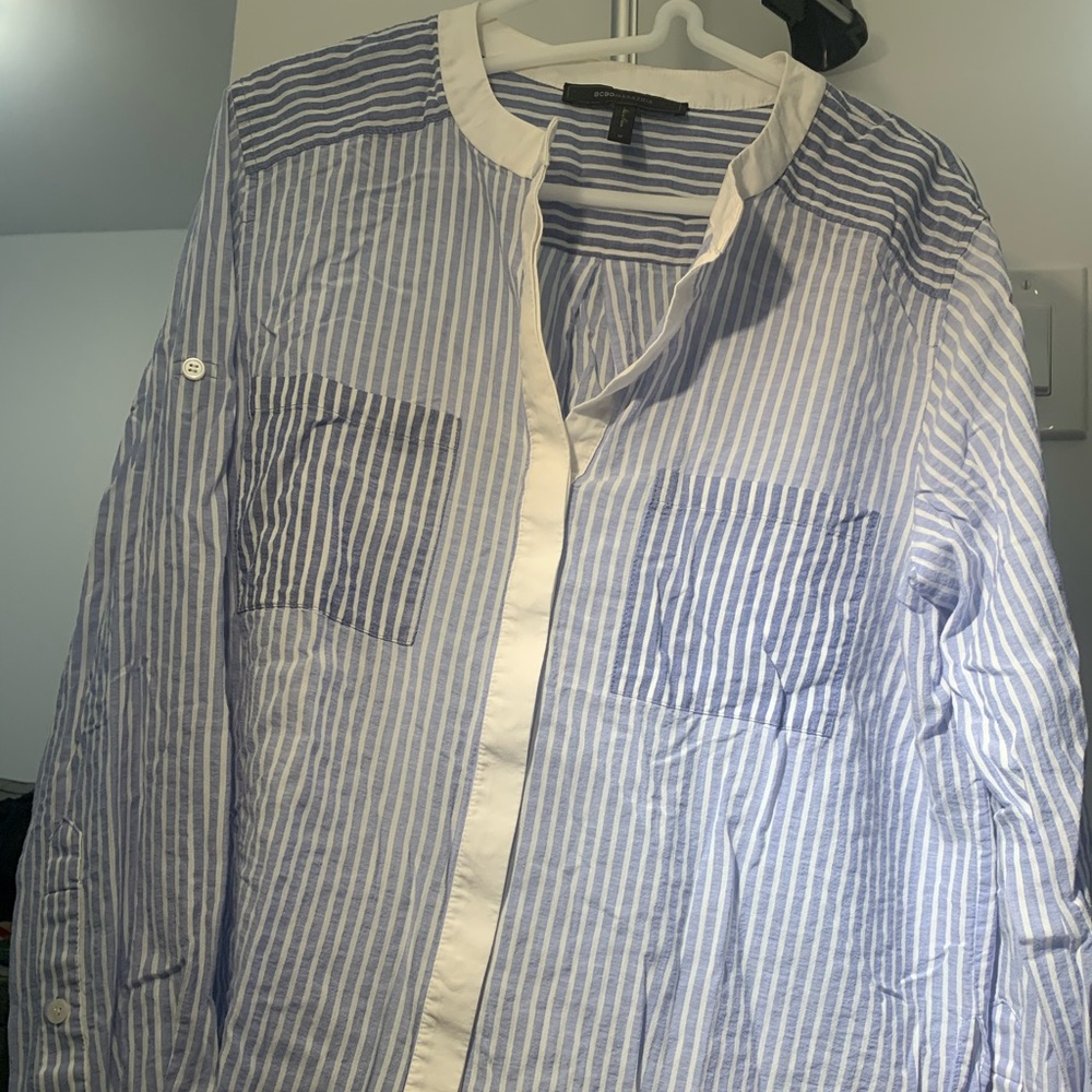 BCBGeneration Stripe Blouse